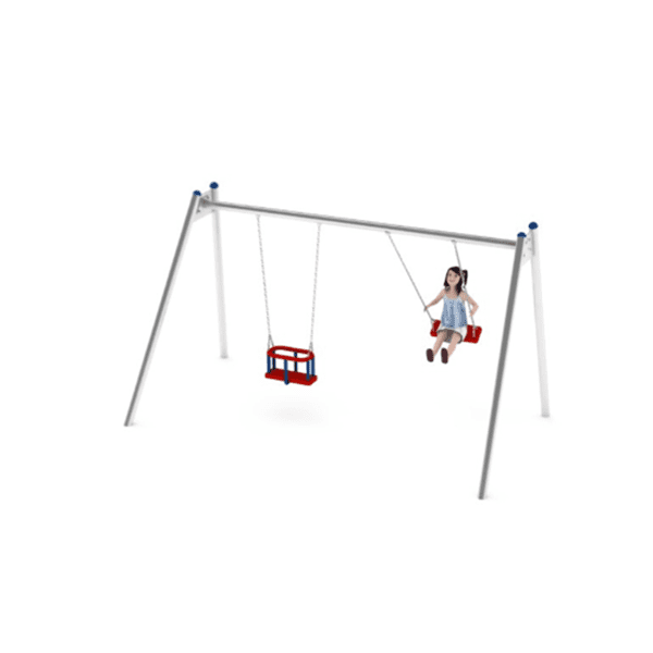 Double Swing | Equipamento Espaços Infantis | Uplaytech